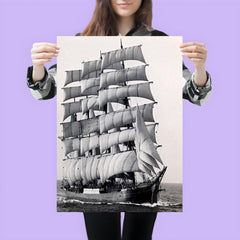 The Pamir, the Last Commercial Ocean-Going Sailing Ship, Rounding Cape Horn in 1949 poster 3