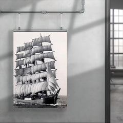 The Pamir, the Last Commercial Ocean-Going Sailing Ship, Rounding Cape Horn in 1949 poster 4
