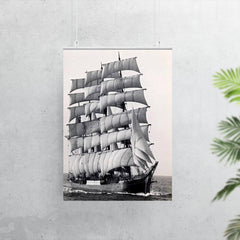 The Pamir, the Last Commercial Ocean-Going Sailing Ship, Rounding Cape Horn in 1949 poster 7