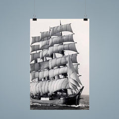 The Pamir, the Last Commercial Ocean-Going Sailing Ship, Rounding Cape Horn in 1949 poster 9