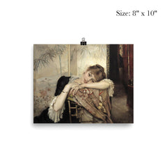 The Parisienne (Virginie) by Albert Edelfelt, 1883 poster 4