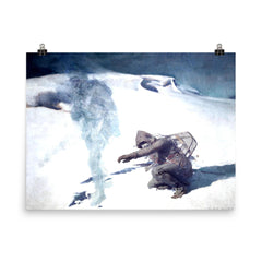 The Phantom Hunter by William Blair Bruce, 1888 poster on a plain backdrop in size 8"x10".