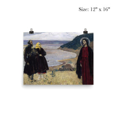 The Pilgrim by Mikhail Nesterov poster 3