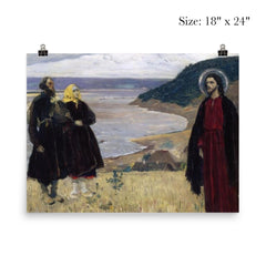 The Pilgrim by Mikhail Nesterov poster 5
