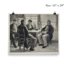 The Pilots by Gari Melchers poster 2