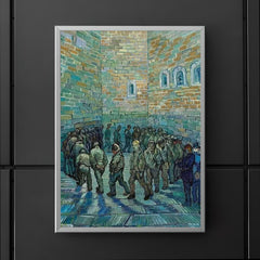 The Prison Courtyard by Vincent van Gogh, 1890 poster 5