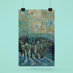 The Prison Courtyard by Vincent van Gogh, 1890 poster 6