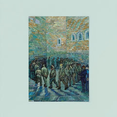 The Prison Courtyard by Vincent van Gogh, 1890 poster 8
