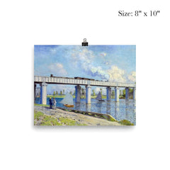 The Railway Bridge at Argenteuil by Claude Monet, 1873 poster 4