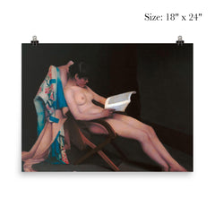 The Reading Girl by Theodore Roussel poster 5