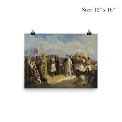 The Reception of Lord Byron at Missolonghi by Theodoros Vryzakis, 1861 poster 3