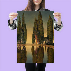 The Reservoir at Villa Falconieri, Frascati by Maxfield Parrish, 1903 poster 3