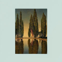 The Reservoir at Villa Falconieri, Frascati by Maxfield Parrish, 1903 poster 8