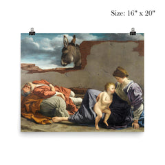 The Rest on the Flight Into Egypt by Orazio Gentileschi poster 2