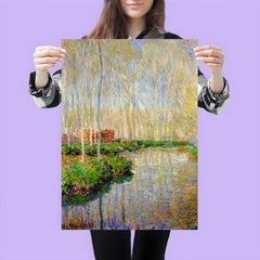 The River Epte by Claude Monet, 1885 poster 3