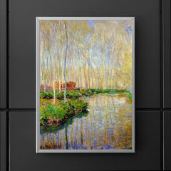 The River Epte by Claude Monet, 1885 poster 5