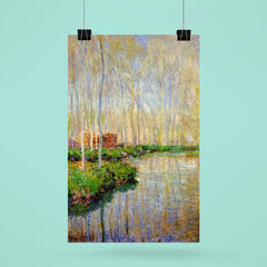 The River Epte by Claude Monet, 1885 poster 6