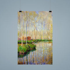 The River Epte by Claude Monet, 1885 poster 9
