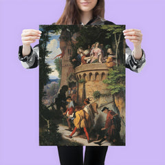 The Rose or the Artist's Journey by Moritz von Schwind, 1846 poster 3