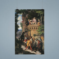 The Rose or the Artist's Journey by Moritz von Schwind, 1846 poster 9