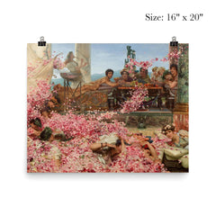 The Roses of Heliogabalus by Lawrence Alma-Tadema, 1888 poster 2