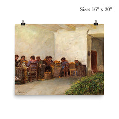 The Rural Women by Adolf von Becker poster 2