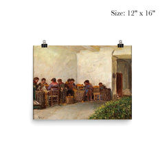 The Rural Women by Adolf von Becker poster 3