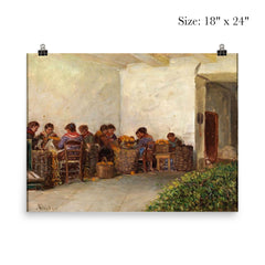 The Rural Women by Adolf von Becker poster 5