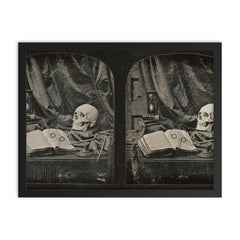 The Sands of Time by Thomas Richard Williams, c. 1850-1852 framed print on a plain backdrop in size 18"x24".