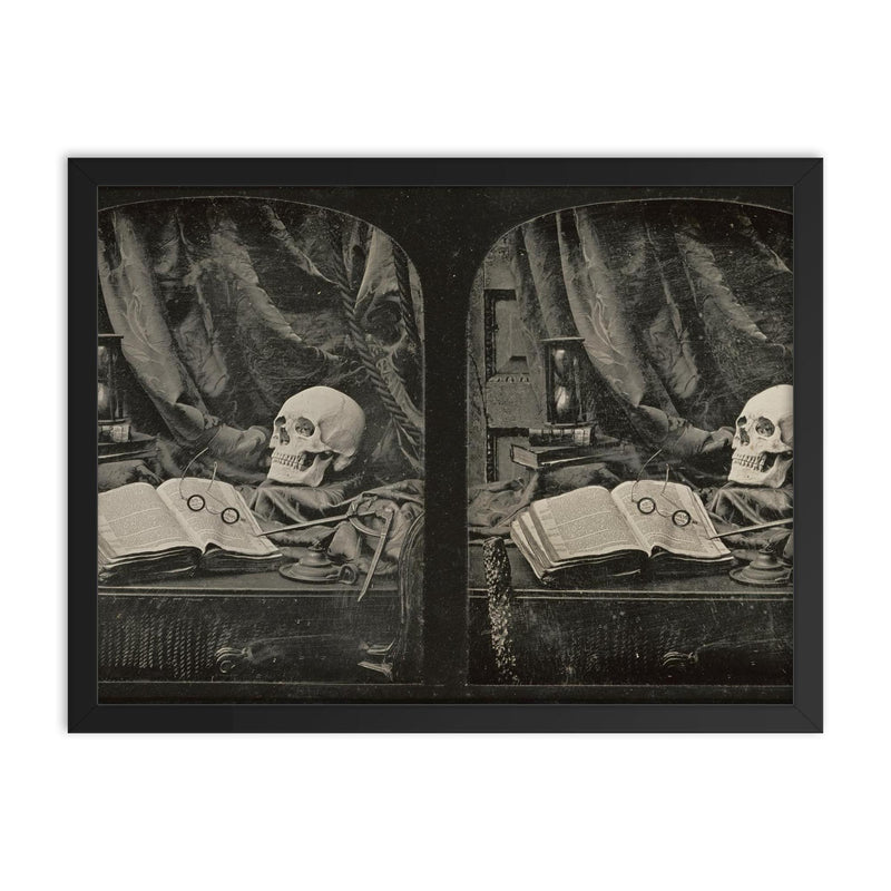 The Sands of Time by Thomas Richard Williams, c. 1850-1852 framed print on a plain backdrop in size 18