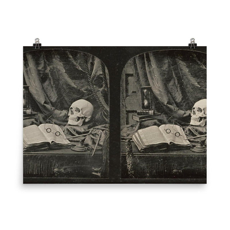 The Sands of Time by Thomas Richard Williams, c. 1850-1852 poster on a plain backdrop in size 8