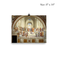 The School of Athens, Stanza della Segnatura by Raphael poster 4