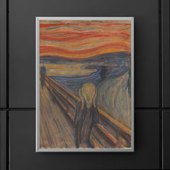 The Scream by Edvard Munch poster mockup 5
