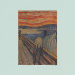 The Scream by Edvard Munch poster mockup 8
