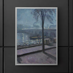 The Seine at St. Cloud by Edvard Munch, 1890 poster 5