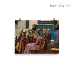 The Sermon by Gari Melchers poster 3