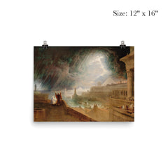The Seventh Plague of Egypt by John Martin, 1823 poster 3
