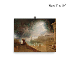 The Seventh Plague of Egypt by John Martin, 1823 poster 4