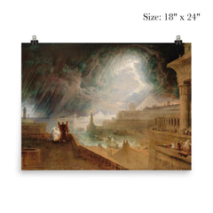 The Seventh Plague of Egypt by John Martin, 1823 poster 5