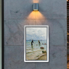 The Shell Fisherman by Peder Mork Monsted, 1891 poster 2