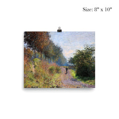 The Sheltered Path by Claude Monet, 1873 poster 4