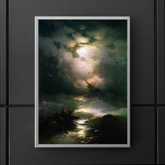 The Shipwreck on the Northern Sea by Ivan Aivazovsky, 1865 poster 5