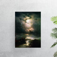 The Shipwreck on the Northern Sea by Ivan Aivazovsky, 1865 poster 7