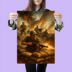 The Siege of Jadotville perimeter stand poster 3