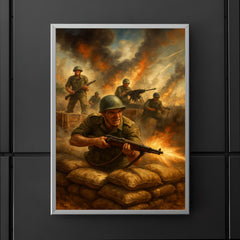 The Siege of Jadotville perimeter stand poster 5
