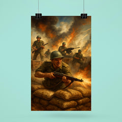 The Siege of Jadotville perimeter stand poster 6