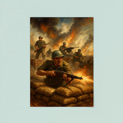 The Siege of Jadotville perimeter stand poster 8