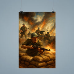 The Siege of Jadotville perimeter stand poster 9