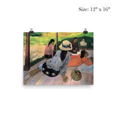 The Siesta by Paul Gauguin poster 3