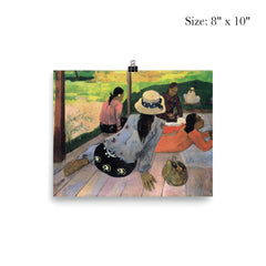 The Siesta by Paul Gauguin poster 4
